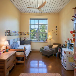 Student room at Deep Green Residence Hall at Berea College