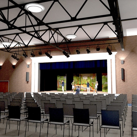 H+C Chosen to Design Theater Renovation at The College School