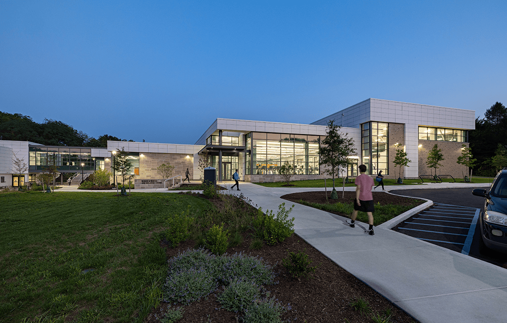 PSU Berks Beaver Community Center - Exterior Night