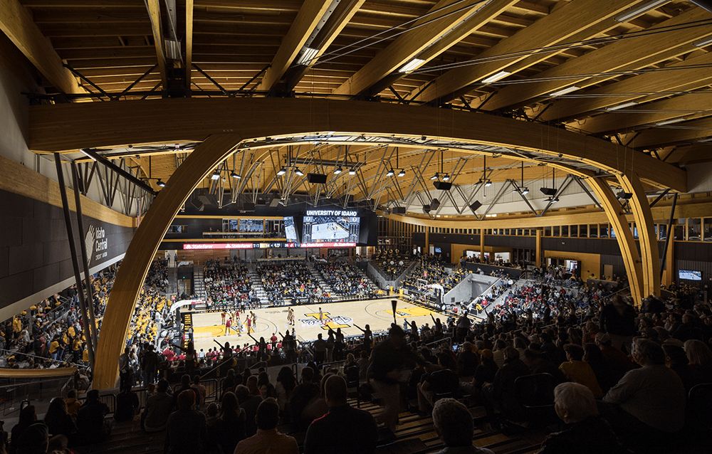 University of Idaho Arena - Court from Seats
